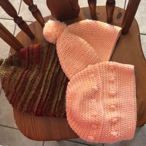 Handmade Crochet beanies!